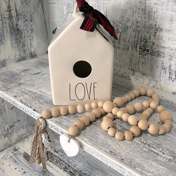 Rae Dunn “Love” Birdhouse - Picture 1 of 3